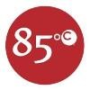 85 Degrees Coffee Logo