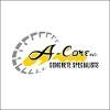 A-Core Concrete Logo
