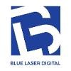 Blue Laser Digital Logo