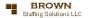Brown Staffing Logo