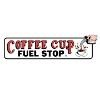Coffee Cup Fuel Stop Logo