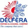 DelFera Heating & Cooling Logo
