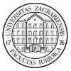 Faculty of Law of the University of Zagreb Logo