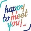 Happy to meet you Logo