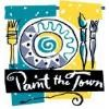 Paint the Town Ceramics Painting Studio Logo