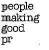 People Making Good Public Relations Logo