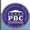 Professional Business College Logo