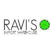 Ravi's Import Warehouse Logo
