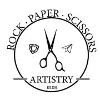 Rock Paper Scissors Salon Logo