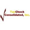 Tan Check Consolidated Logo