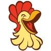 The Kickin' Chicken Logo
