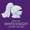 White Knight Laundry Services Logo
