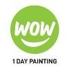 Wow 1 Day Painting Logo