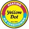 Yellow Dot Heating & Air Conditioning Logo